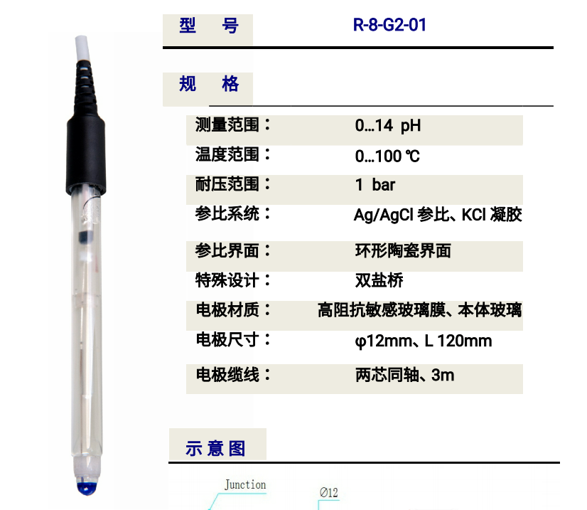 PH电极R-8-G2-01